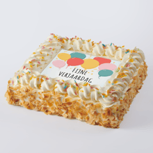 Feestelijke verjaardagstaart