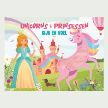 Kijk en voel - Unicorns en prinsessen