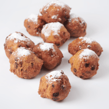 Verse oliebollen met krenten