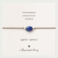 A Beautiful Story Lapis Lazuli armband