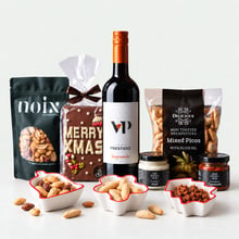 Borrelpakket Kerst rode wijn