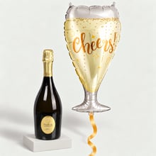 Grote Cheers ballon met Prosecco