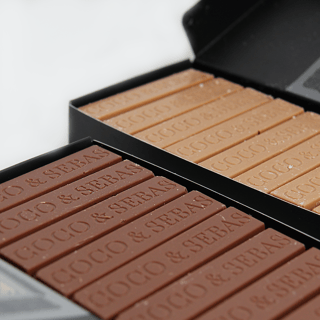 Duo chocoladereepjes Thank you