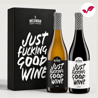 Just Fucking Good Wine cadeaupakket organic