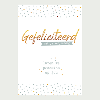 Gefeliciteerd met je verjaardag