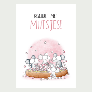 Beschuit met muisjes! Meisje
