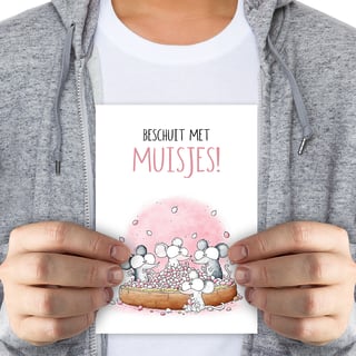 Beschuit met muisjes! Meisje