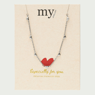 My Jewellery ketting hartjes zilver
