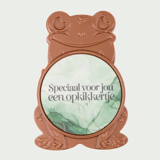 Chocolade kikker Een opkikkertje