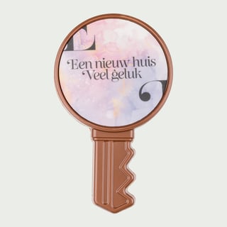 Chocolade sleutel Een nieuw huis