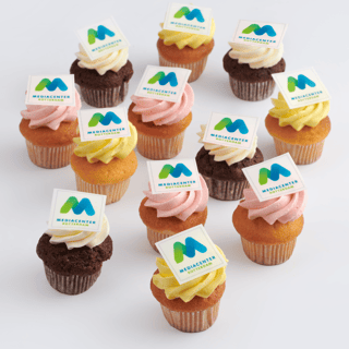 Luxe mini foto cupcakes