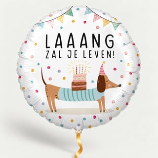 Ballon Lang zal je leven!