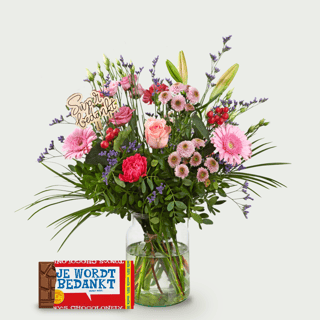 Bedanktboeket Marieke