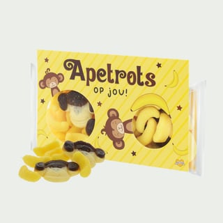 Snoepreep Apetrots op jou!