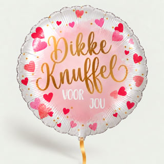 Ballon Dikke knuffel voor jou