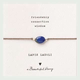 A Beautiful Story Lapis Lazuli armband