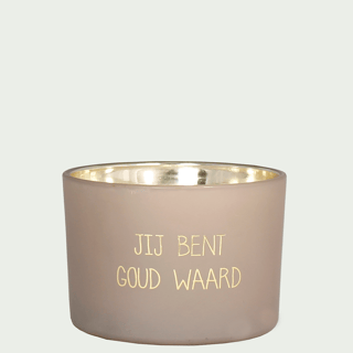 Geurkaars Jij bent goud waard