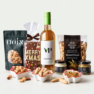 Borrelpakket Kerst witte wijn