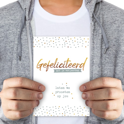 Gefeliciteerd met je verjaardag - groot