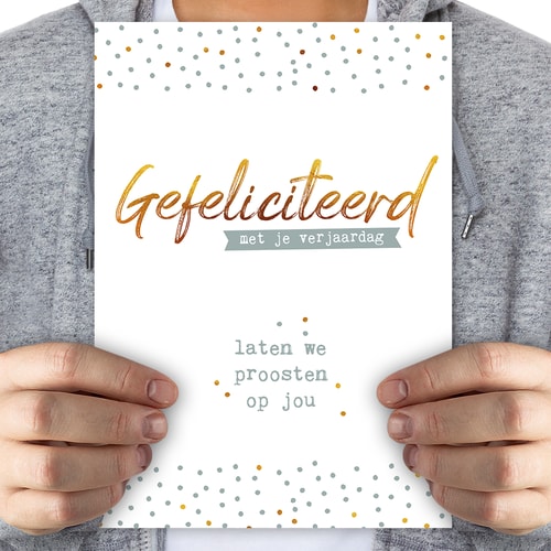 Gefeliciteerd met je verjaardag - mega