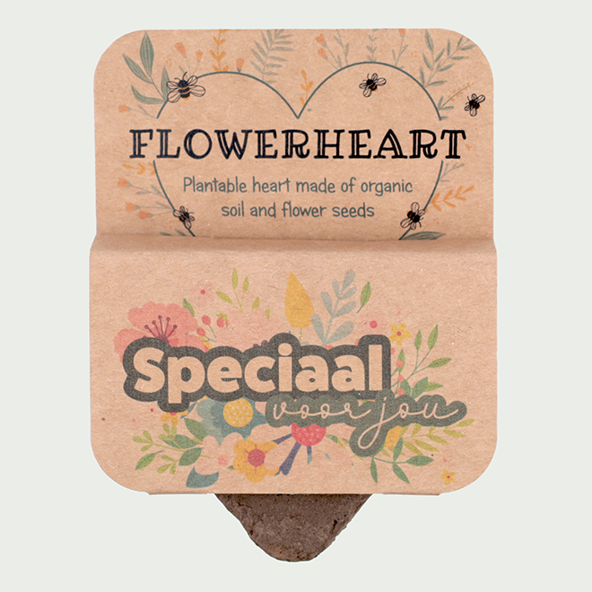 Flowerheart plantbaar hart met bloemzaden
